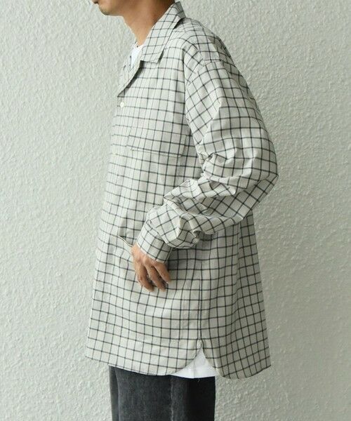 SHIPS / シップス シャツ・ブラウス | SHIPS any: モノトーン チェック サイドポケット シャツ ジャケット◇ | 詳細4