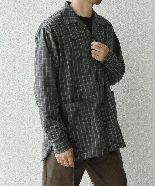 SHIPS / シップス シャツ・ブラウス | SHIPS any: モノトーン チェック サイドポケット シャツ ジャケット◇ | 詳細17