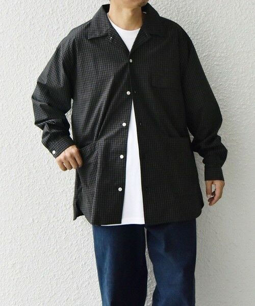 SHIPS / シップス シャツ・ブラウス | SHIPS any: モノトーン チェック サイドポケット シャツ ジャケット◇ | 詳細22