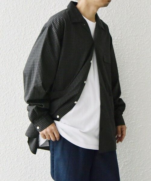 SHIPS / シップス シャツ・ブラウス | SHIPS any: モノトーン チェック サイドポケット シャツ ジャケット◇ | 詳細24
