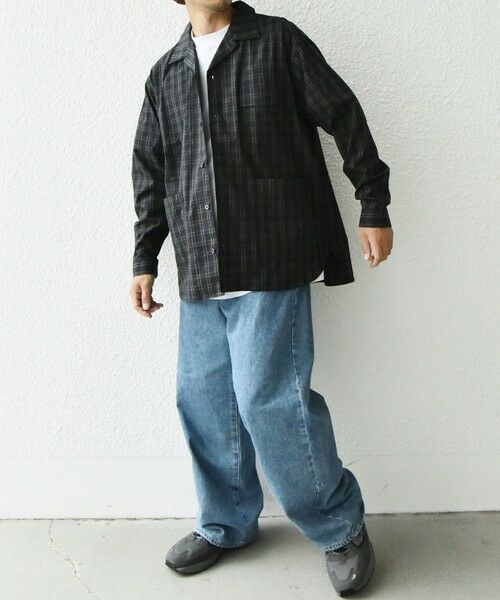 SHIPS / シップス シャツ・ブラウス | SHIPS any: モノトーン チェック サイドポケット シャツ ジャケット◇ | 詳細28