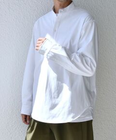 SHIPS / シップス シャツ・ブラウス | SHIPS any: SORONA(R) ストレッチ ジャージー バンドスキッパー プルオーバー シャツ◇