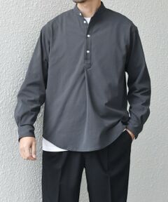 SHIPS / シップス シャツ・ブラウス | SHIPS any: SORONA(R) ストレッチ ジャージー バンドスキッパー プルオーバー シャツ◇