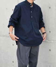 SHIPS / シップス シャツ・ブラウス | SHIPS any: SORONA(R) ストレッチ ジャージー バンドスキッパー プルオーバー シャツ◇