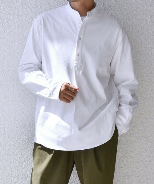 SHIPS / シップス シャツ・ブラウス | SHIPS any: SORONA(R) ストレッチ ジャージー バンドスキッパー プルオーバー シャツ◇ | 詳細5