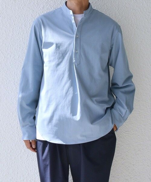 SHIPS / シップス シャツ・ブラウス | SHIPS any: SORONA(R) ストレッチ ジャージー バンドスキッパー プルオーバー シャツ◆ | 詳細24