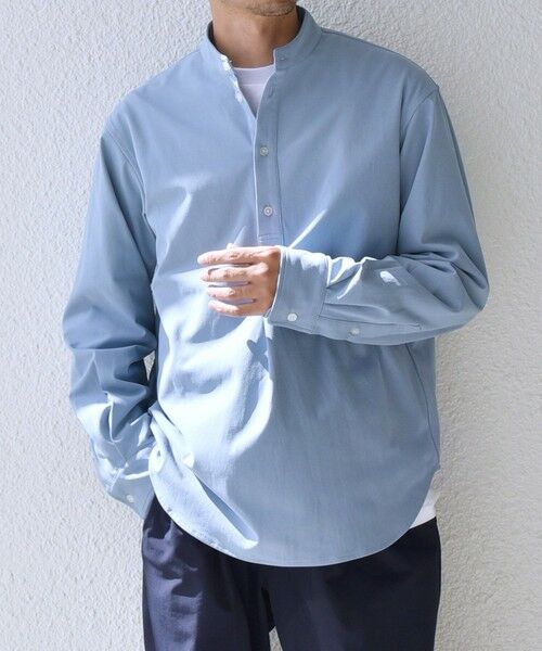 SHIPS / シップス シャツ・ブラウス | SHIPS any: SORONA(R) ストレッチ ジャージー バンドスキッパー プルオーバー シャツ◆ | 詳細26