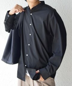 SHIPS / シップス シャツ・ブラウス | SHIPS any:〈洗濯機可能〉LIM BLESS ソリッド / ストライプ バンドカラー シャツ 25AW◇