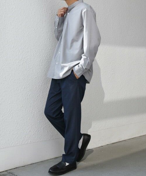 SHIPS / シップス シャツ・ブラウス | SHIPS any:〈洗濯機可能〉LIM BLESS ソリッド / ストライプ バンドカラー シャツ 25AW◇ | 詳細2