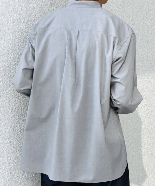 SHIPS / シップス シャツ・ブラウス | SHIPS any:〈洗濯機可能〉LIM BLESS ソリッド / ストライプ バンドカラー シャツ 25AW◇ | 詳細5