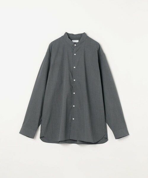 SHIPS / シップス シャツ・ブラウス | SHIPS any: LIM BLESS ソリッド / ストライプ バンドカラー シャツ 26AW◆ | 詳細17