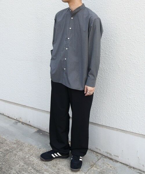 SHIPS / シップス シャツ・ブラウス | SHIPS any: LIM BLESS ソリッド / ストライプ バンドカラー シャツ 26AW◆ | 詳細13