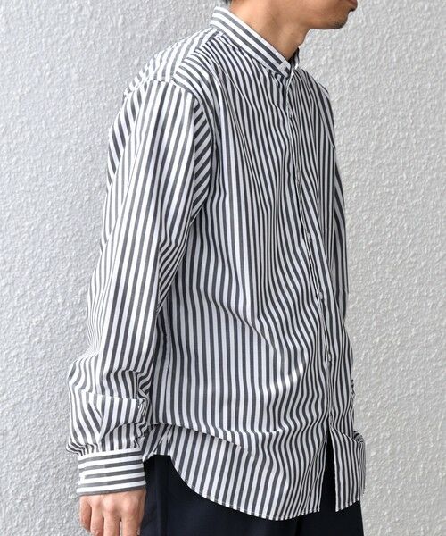 SHIPS / シップス シャツ・ブラウス | SHIPS any: LIM BLESS ソリッド / ストライプ バンドカラー シャツ 26AW◆ | 詳細23