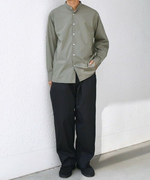 SHIPS / シップス シャツ・ブラウス | SHIPS any:〈洗濯機可能〉LIM BLESS ソリッド / ストライプ バンドカラー シャツ 25AW◇ | 詳細20