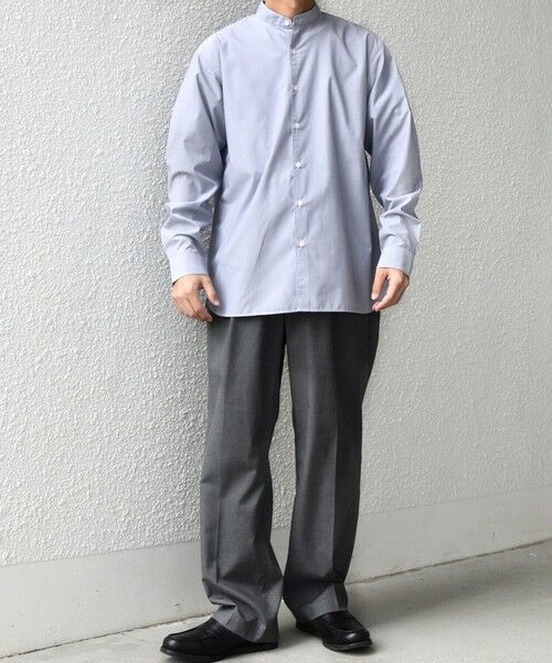 SHIPS / シップス シャツ・ブラウス | SHIPS any:〈洗濯機可能〉LIM BLESS ソリッド / ストライプ バンドカラー シャツ 25AW◇ | 詳細27