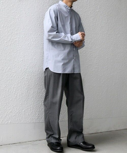 SHIPS / シップス シャツ・ブラウス | SHIPS any:〈洗濯機可能〉LIM BLESS ソリッド / ストライプ バンドカラー シャツ 25AW◇ | 詳細28