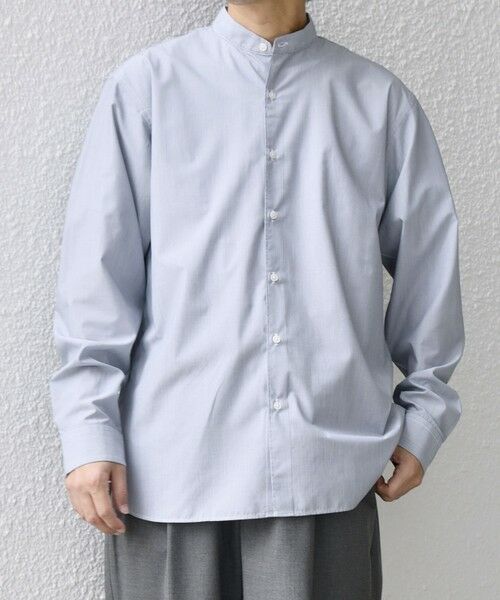 SHIPS / シップス シャツ・ブラウス | SHIPS any:〈洗濯機可能〉LIM BLESS ソリッド / ストライプ バンドカラー シャツ 25AW◇ | 詳細29