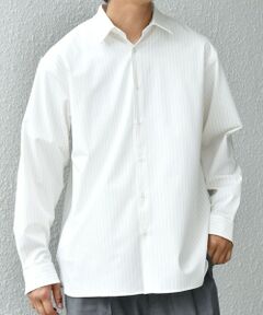 SHIPS / シップス シャツ・ブラウス | SHIPS any: LIM BLESS ソリッド/ストライプ レギュラーカラー シャツ(セットアップ対応)◇