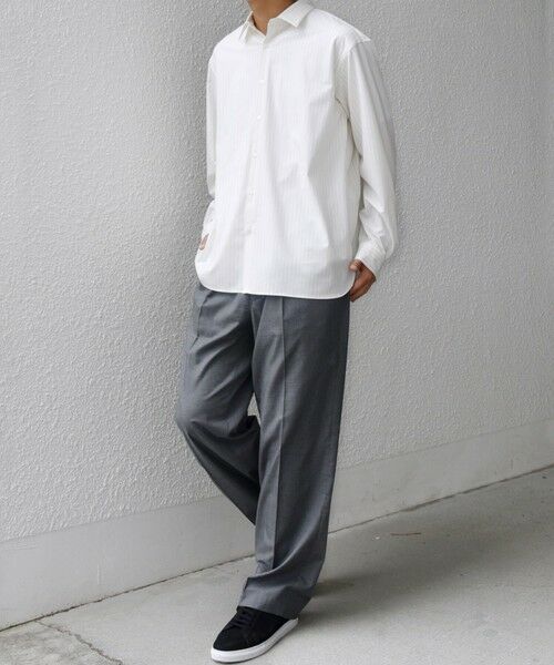 SHIPS / シップス シャツ・ブラウス | SHIPS any: LIM BLESS ソリッド/ストライプ レギュラーカラー シャツ(セットアップ対応)◇ | 詳細2