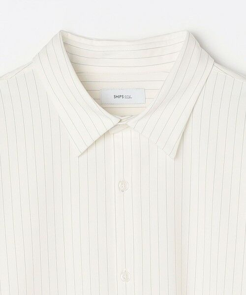 SHIPS / シップス シャツ・ブラウス | SHIPS any: LIM BLESS ソリッド/ストライプ レギュラーカラー シャツ(セットアップ対応)◇ | 詳細7