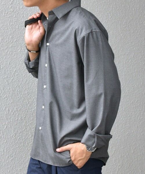 SHIPS / シップス シャツ・ブラウス | SHIPS any: LIM BLESS ソリッド/ストライプ レギュラーカラー シャツ(セットアップ対応)◇ | 詳細16