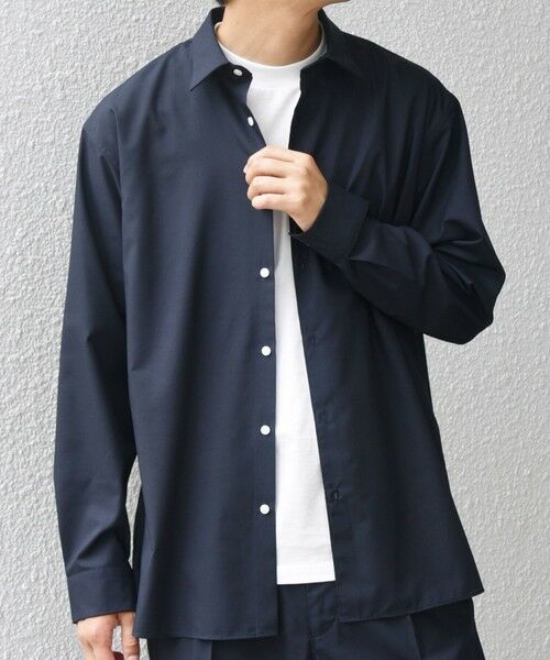 SHIPS / シップス シャツ・ブラウス | SHIPS any: LIM BLESS ソリッド/ストライプ レギュラーカラー シャツ(セットアップ対応)◇ | 詳細30