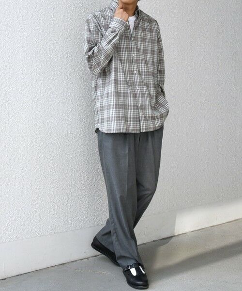 SHIPS / シップス シャツ・ブラウス | SHIPS any:〈洗濯機可能〉ブラッシュド トラッド チェック ボタンダウン シャツ◇ | 詳細2