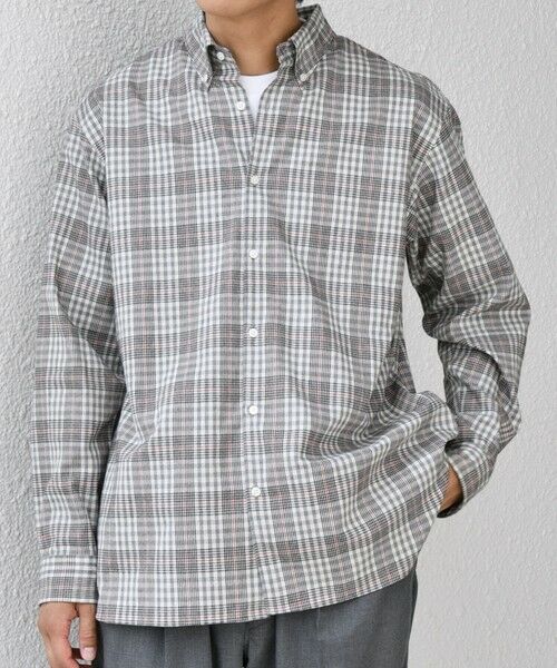 SHIPS / シップス シャツ・ブラウス | SHIPS any:〈洗濯機可能〉ブラッシュド トラッド チェック ボタンダウン シャツ◇ | 詳細3