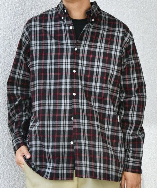 SHIPS / シップス シャツ・ブラウス | SHIPS any:〈洗濯機可能〉ブラッシュド トラッド チェック ボタンダウン シャツ◇ | 詳細15