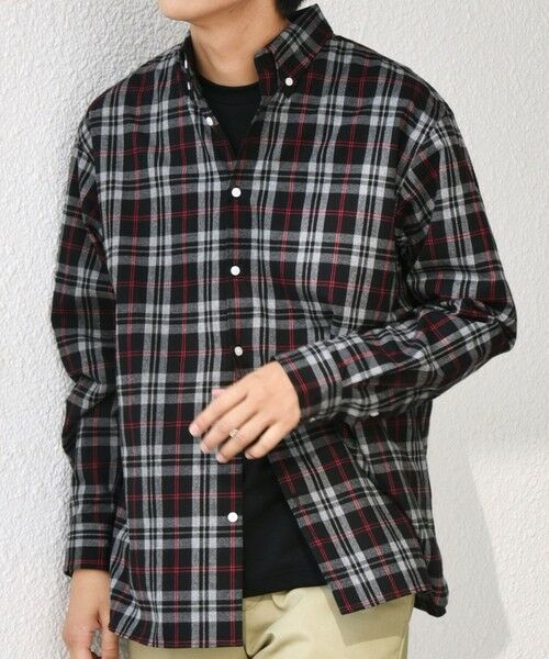 SHIPS / シップス シャツ・ブラウス | SHIPS any:〈洗濯機可能〉ブラッシュド トラッド チェック ボタンダウン シャツ◇ | 詳細16