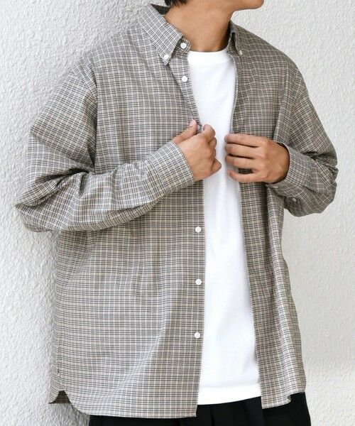 SHIPS / シップス シャツ・ブラウス | SHIPS any:〈洗濯機可能〉ブラッシュド トラッド チェック ボタンダウン シャツ◇ | 詳細24