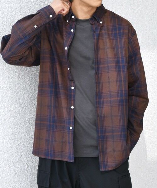 SHIPS / シップス シャツ・ブラウス | SHIPS any:〈洗濯機可能〉ブラッシュド トラッド チェック ボタンダウン シャツ◇ | 詳細29