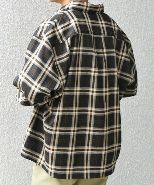 SHIPS / シップス シャツ・ブラウス | SHIPS any:〈洗濯機可能〉トラッド チェックカラー ボックス ショート ネルシャツ◇ | 詳細4