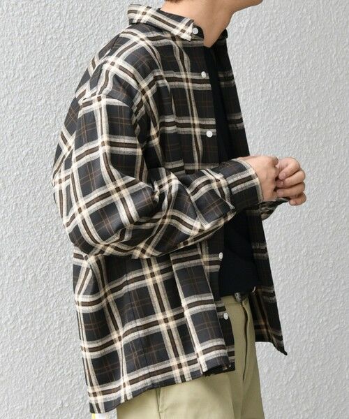 SHIPS / シップス シャツ・ブラウス | SHIPS any:〈洗濯機可能〉トラッド チェックカラー ボックス ショート ネルシャツ◇ | 詳細5