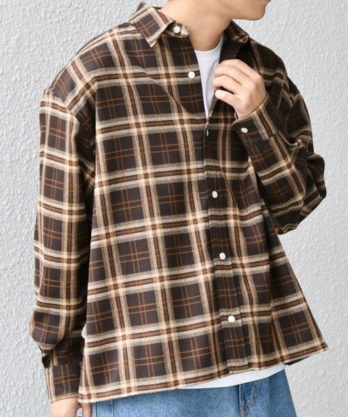 SHIPS / シップス シャツ・ブラウス | SHIPS any:〈洗濯機可能〉トラッド チェックカラー ボックス ショート ネルシャツ◇ | 詳細12