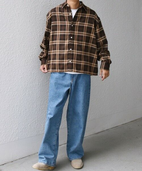 SHIPS / シップス シャツ・ブラウス | SHIPS any:〈洗濯機可能〉トラッド チェックカラー ボックス ショート ネルシャツ◇ | 詳細8