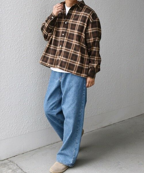 SHIPS / シップス シャツ・ブラウス | SHIPS any:〈洗濯機可能〉トラッド チェックカラー ボックス ショート ネルシャツ◇ | 詳細9