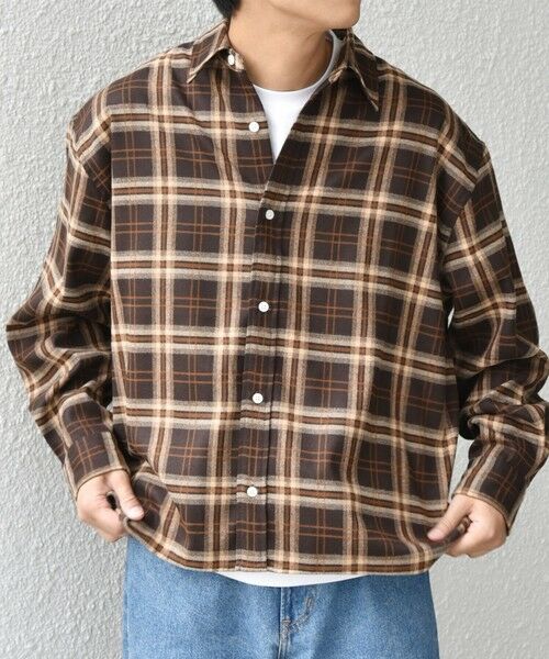 SHIPS / シップス シャツ・ブラウス | SHIPS any:〈洗濯機可能〉トラッド チェックカラー ボックス ショート ネルシャツ◇ | 詳細10