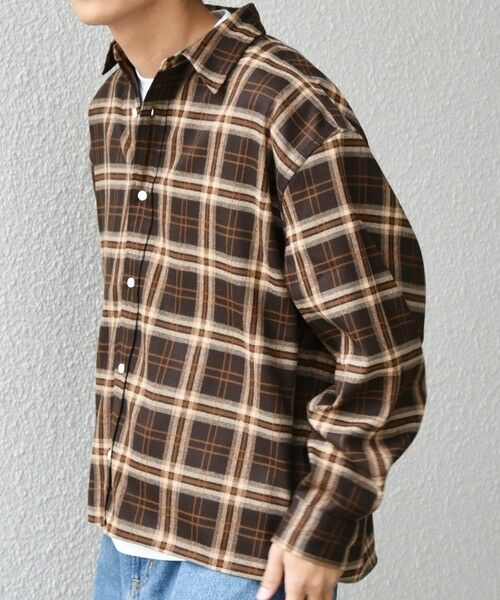 SHIPS / シップス シャツ・ブラウス | SHIPS any:〈洗濯機可能〉トラッド チェックカラー ボックス ショート ネルシャツ◇ | 詳細11