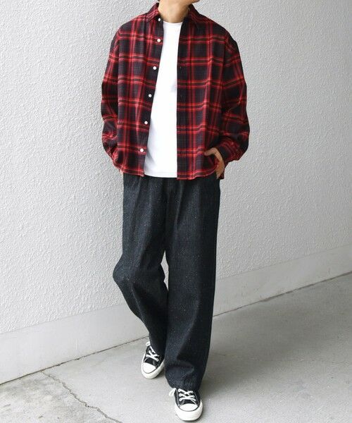 SHIPS / シップス シャツ・ブラウス | SHIPS any:〈洗濯機可能〉トラッド チェックカラー ボックス ショート ネルシャツ◇ | 詳細20