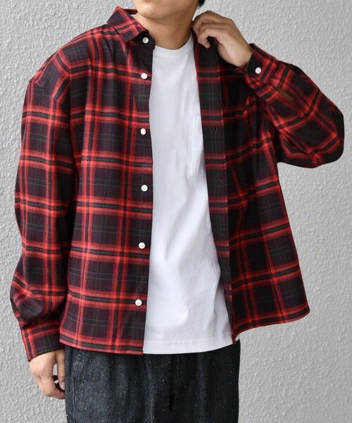 SHIPS / シップス シャツ・ブラウス | SHIPS any:〈洗濯機可能〉トラッド チェックカラー ボックス ショート ネルシャツ◇ | 詳細22