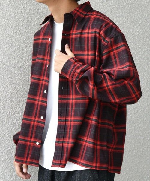 SHIPS / シップス シャツ・ブラウス | SHIPS any:〈洗濯機可能〉トラッド チェックカラー ボックス ショート ネルシャツ◇ | 詳細23