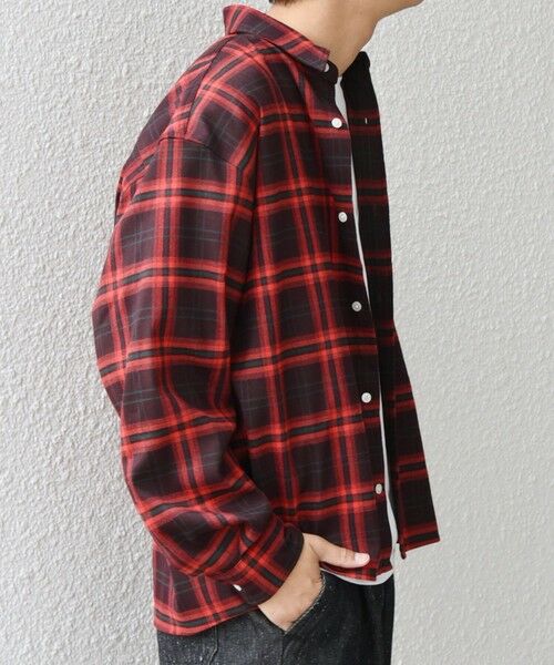 SHIPS / シップス シャツ・ブラウス | SHIPS any:〈洗濯機可能〉トラッド チェックカラー ボックス ショート ネルシャツ◇ | 詳細24