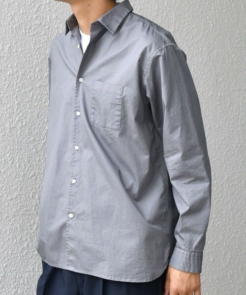 SHIPS / シップス シャツ・ブラウス | SHIPS any:〈洗濯機可能〉コットン ガーメントダイ レギュラーカラー シャツ◇ | 詳細4