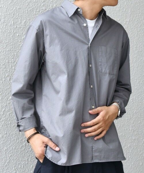 SHIPS / シップス シャツ・ブラウス | SHIPS any:〈洗濯機可能〉コットン ガーメントダイ レギュラーカラー シャツ◇ | 詳細5