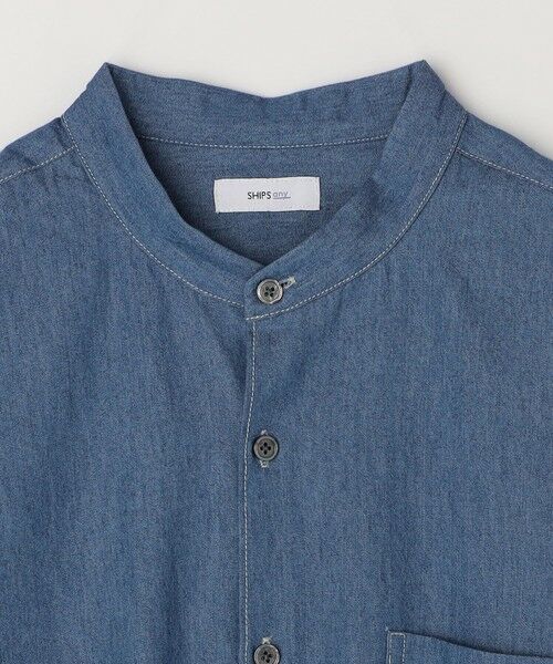 SHIPS / シップス シャツ・ブラウス | SHIPS any:〈洗濯機可能〉4.5oz ライト デニム バンドカラー シャツ◇ | 詳細14
