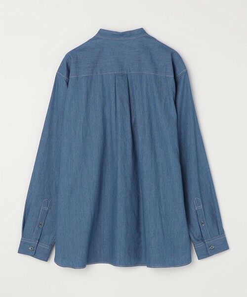 SHIPS / シップス シャツ・ブラウス | SHIPS any:〈洗濯機可能〉4.5oz ライト デニム バンドカラー シャツ◇ | 詳細17