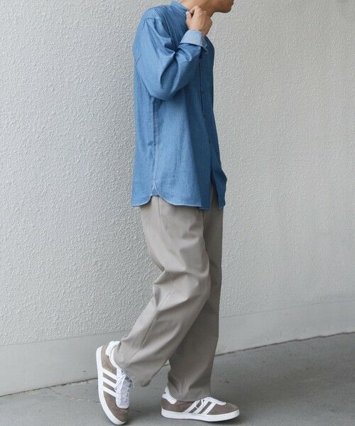 SHIPS / シップス シャツ・ブラウス | SHIPS any:〈洗濯機可能〉4.5oz ライト デニム バンドカラー シャツ◇ | 詳細9