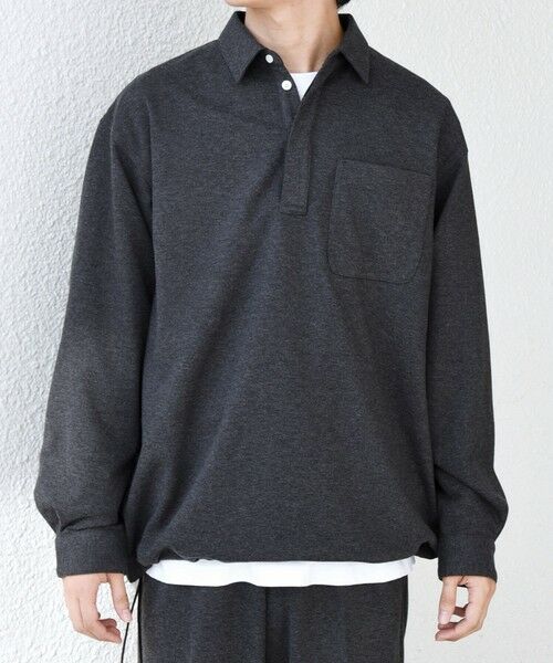 SHIPS / シップス シャツ・ブラウス | SHIPS any: 360° THE CIRCLE STRETCH ウールライク スキッパー プルオーバー シャツ(セットアップ対応)◇ | 詳細3