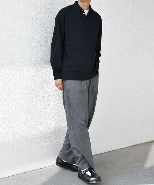 SHIPS / シップス シャツ・ブラウス | SHIPS any: 360° THE CIRCLE STRETCH ウールライク スキッパー プルオーバー シャツ(セットアップ対応)◇ | 詳細10